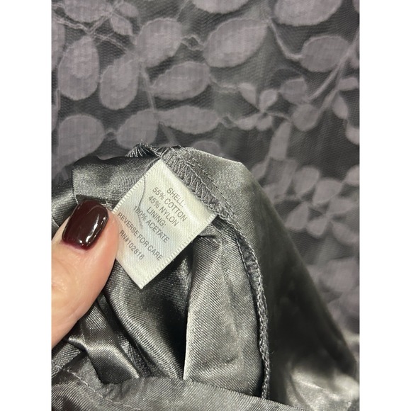 Garnet Hill Boheme Easy Lace Lined Dress Feminine Classic Minimalist Boho Sz 18 - Picture 12 of 16